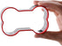 Bone Cookie Cutters Set for dog treats, 3 Piece Dog Bone Biscuit Cutters Set with Red Environmental PVC for Baking...