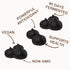 Orgnisulmte Peeled Black Garlic Cloves Fermented for 90 Days,Ready to Eat Non-GMO 7.05 Oz...