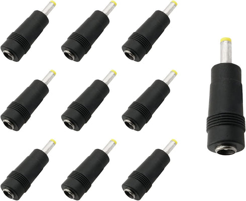 10pcs DC Power Adapter 5.5x2.1mm Female Jack to 4.0x1.7mm Male Plug Electrical Socket Adapter Plug Converter...