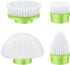 LABIGO Brush Head 4 Pack, Replaceable Brush Heads for Spin Scrubber, Cordless Spin Scrubber Power Cleaning Brush for Bathroom Floor?Green?...