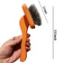Dog Slicker Brush for Grooming Poodle Brush for Shedding Medium & Long Haired Dogs Brush - Poodle and Goldendoodle Long Pin Pet Hair Brush for Doo...