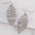 Humble Chic Boho Leaf Dangle Earrings for Women - Gold or Silver Tone Dangly Filigree Earrings - Lightweight Statement Earrings...
