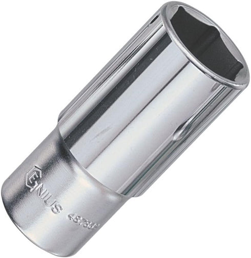 Genius Tools 1/2" Dr. 18mm Deep Hand Socket - 427818...