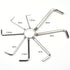Allen Wrench Hex Key Set, 8 in 1 Metric L Shape Hexagon Head Wrench, Wrench Size: 1.5mm, 2mm, 2.5mm, 3mm, 3.5mm, 4mm, 5mm, 6mm...