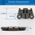 4 Packs Upgraded W10195417V WPW10195417V Dishwasher Lower Wheels Replaces For kitchen-aid whirlpool kenmore Dishwasher Rack Roller WPW10195417V W10195417 PS11750057