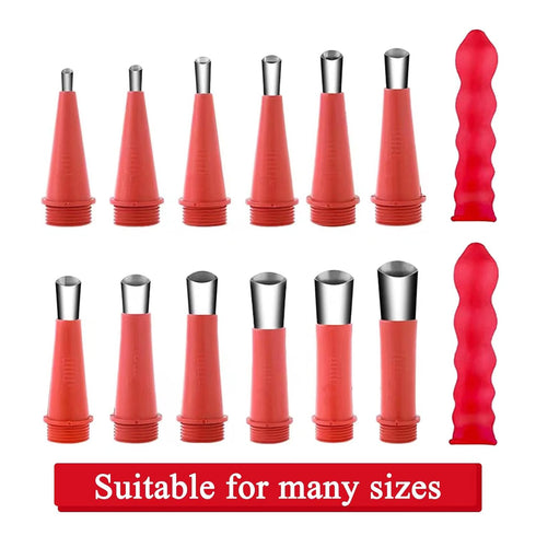 10pcs Red Caulk Saving Cap Caulk Sealer Saver Caulking Tube Finishing Tool for Sealing and Preserving...