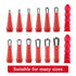 10pcs Red Caulk Saving Cap Caulk Sealer Saver Caulking Tube Finishing Tool for Sealing and Preserving...
