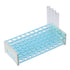 uxcell Detachable Polypropylene Test Tube Holder Rack 50 Hole for 13-16mm Tubes Light Blue 2Pcs...