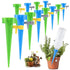 12PCS Automatic Irrigation Drippers with Slow Release Vacation Plant Self Watering Spikes Device Drip Irrigation System with Adjustable Control Va...