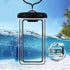 Waterproof Phone Pouches, Universal Fit, Clear, 2 Pack (Green)...