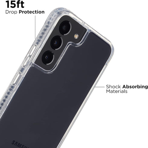 Case-Mate - Tough Series - Case for Samsung Galaxy S22-15 ft Drop Protection - 6.1 Inch - Tough Clear Plus...