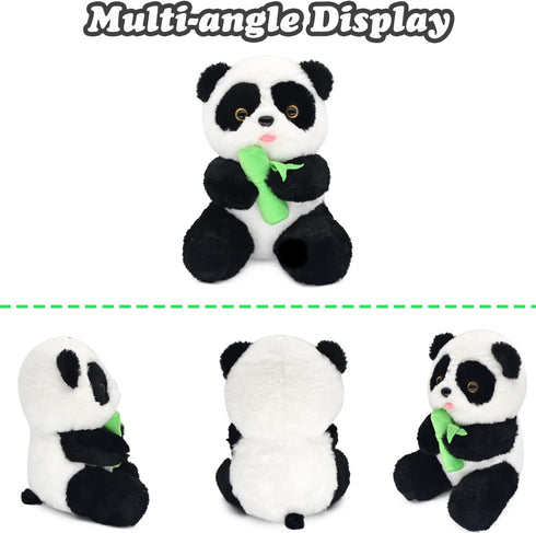 9.8'' Stuffed Plush Panda Dolls, Cute Soft Animals Plushie Bear Toys, Gifts for Kids, Child, Birthday, Christmas, Home Decor...