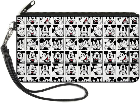 Buckle-Down Women's Zip Wallet Mickey Mouse Small, 6.5" x 3.5"...