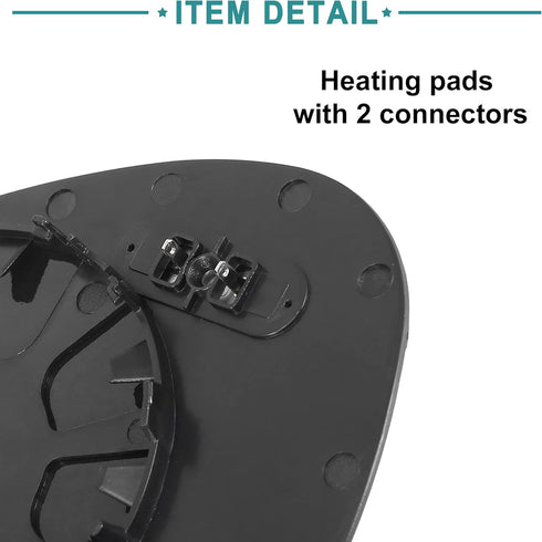 ACROPIX Passenger Right Side Rear View Heated Mirror Glass Replacement Fit for BMW 328i with Backing Plate...