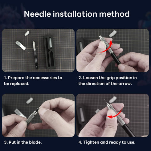 stedi Craft Hobby Knife Kit, Model Hobby Making Tools, All Metal Precision Craft Knife with 20PCS Blades for Gundam, Scale Military Model, 3D Resi...
