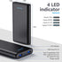 Portable Charger Power Bank 26800mAh, QC3.0 USB C PD Fast Phone Charging with Newest Intelligent Controlling IC, 3 Out & 2 Input External Cell Pho...