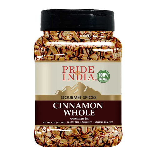 Pride Of India – Cinnamon Bark Whole – Freshly Sourced from India – Gourmet Whole Spice – Strong Aroma – Perfect for Cooking & Baking – Easy to St...