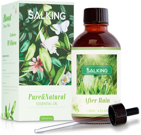 SALKING After Rain Fragrance Oil, 120ml (4 Fl Oz) Premium Fragrance Oils for Diffuser, Candle Scents for Candle Making, Soap Making Supplies, Diff...