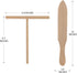 Beech wood Crepe Spreader and Spatula -2 Piece Set Convenient Size to Fit Small Crepe Pan Maker...