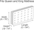 ComfortHome Mattress Bag for Moving and Storage, 4 Mil Extra Thick, Queen and King Size, 1 Pack...