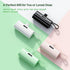Portable Mini Power Bank Charger for iPhone Apple (Direct Plugin) and for USB C Android Device (Wired), 4800mAh Emergency Fast Charge Small Extern...