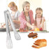 Serving Tongs Kitchen Tongs,Buffet Tongs, Stainless Steel Food Tong Serving Tong,small tongs 6 Pack (7 Inch)...