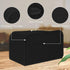 1Pcs Toaster Dust Cover, Household Appliance Cover, Dylon Toaster Dust, Large-Sized Toaster Machine Cover (Black)...