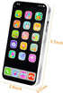 Baby Phone Toy for 1 Year Old Toddlers, Musical Cell Phone Toy with Light and Sound, Pretend Play Toy for Boys and Girls, Gifts for Birthday, Holi...