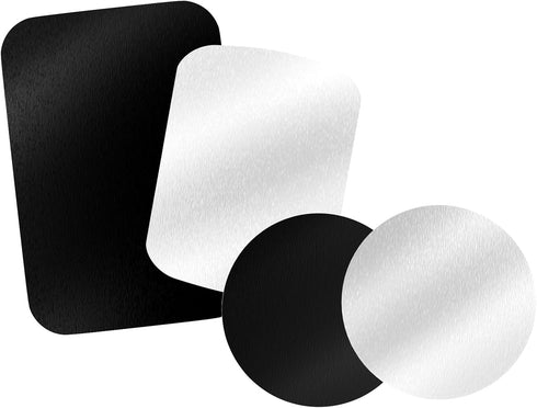 Tryone Metal Plate for Magnetic Car Mount 4 Pack Disc with 3M Adhesive Compatible with Phone Magnets/Cell Phone Automobile Magnet Cradles, No Logo...