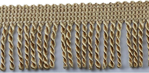 HEARTWISH Curtain Fringes Bullion Fringe Trim 2.5Inch Wide 5 Yards Long,Fabric Trims and Embellishments Curtain Weights Fringes for Sewing DIY Dec...