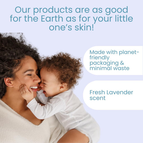 TruKid Lavender Skin Cream for Kids - Hydrates & Moisturizes Sensitive Skin, All Natural Ingredients, Enriched with Shea Butter, Cocoa, Grape Seed...