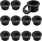 10 Packs Black Desk Grommet, 1 Inch Plastic Desk Cable Wire Grommet Hole Cover Desk Cord Hole Cover for Office PC Desk Cable Cord Organizer (25mm)...