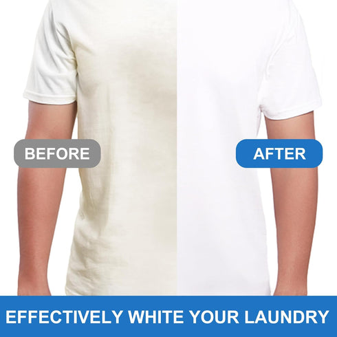 Eco Laundry Whitener Sheets 78 Count – Binbata Unscented High Concentrated Laundry Bleach, Effectively Remove Yellowing & Greying, Safe for Sensit...