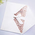 20PCS Laser Cut Wedding Invitations Cards 5“ x 7.28” Hollow Rose with Ivory Ribbons for Bridal Shower Engagement Birthday Graduation Invitation, B...