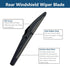 Rear Windshield Wiper Arm with Wiper Blade for Chevrolet Spark 2016-2022 Rear Windshield Back Wiper Arm Blade Replacement OEM # 95391372, 95391371...