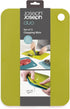 Joseph Joseph Duo Set of 3 Double-Sided Colour Coded Chopping Board Mat Set, Flexible, Easy to Store, Dishwasher-Safe - Opal...