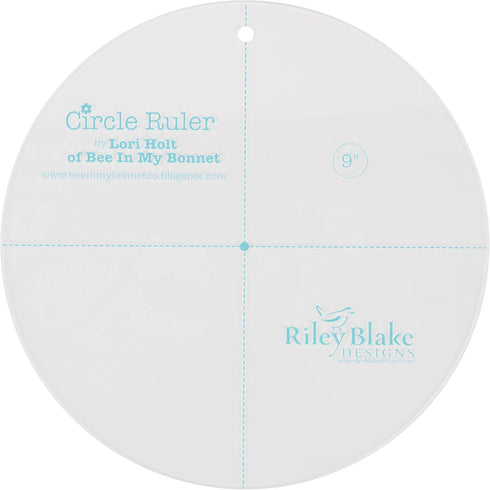 RILEY BLAKE DESIGNS Riley Blake Circle Ruler 9", Multicolor...