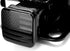 American Black Metal Flag Trailer Hitch Cover - Patriotic Flag Plug (Black, Fits 2'' Receivers)...