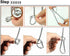 Silver Dog Chain Collar Choke Pet Training Snake Collar with Heavy Links, 26 in, 5 mm...
