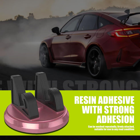 1 PC Car Dashboard Mobile Phone Holder, 360° Rotatable Mobile Phone Holder, Non-Slip Center Console Desktop Navigation Holder Compatible iPhone Sm...