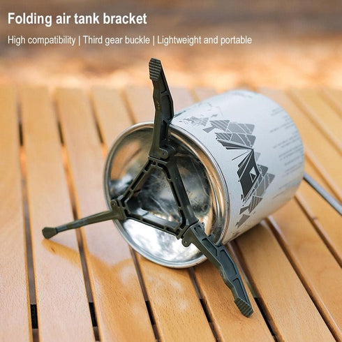 Fuel Can Stabilizer for Camping Stoves, Stand Canister Tripod Foldable Cartridge Canister Tripod Bracket Mini Foldable Outdoor Camping Hiking Cook...