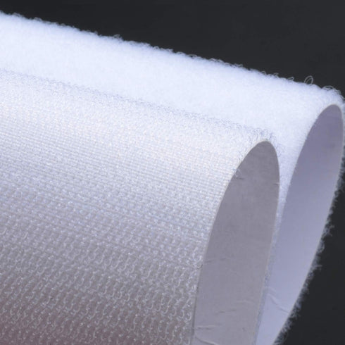 Melsan 1x4 inch Self Adhesive Hook and Loop Strips - 15 Sets - White Sticky Back Tape Fastener, Heavy Duty Mounting Strips for Home or Office Use ...