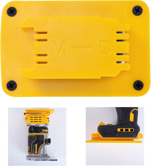 Khanka Tool Holders Replacement for Dewalt 20V / 60V Cordless Router Nailer Saw Drill Tools Mount/Wall Hanger,Fit for Milwaukee M18 Tools (6 Packs...