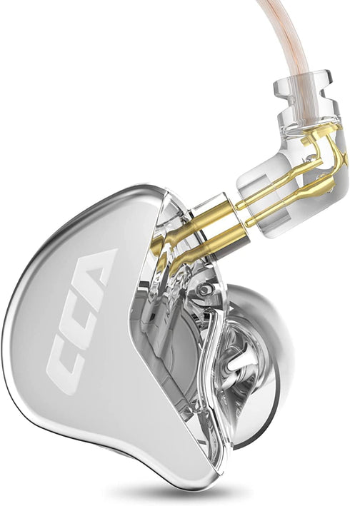 CCA CRA in Ear Monitors Headphones Ultra-Thin Diaphragm Dynamic Driver Super Bass Clear Sound Earbuds Wired IEM Earphones with Detachable Cable fo...