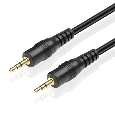 TNP 2.5mm Audio Cable (3FT) - Male to Male 2.5mm to 2.5mm Subminiature Stereo Headset Headphone Jack Gold Plated Connector Wire Cord Plug...