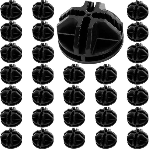 30Pcs Wire Cube Connectors Plastic Storage Cube Connectors, Wire Grid Cube Organizer Connector for Modular Closet Storage Organizer and Wire Shelv...