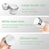 Airless Pump Jar,Cream Jar Vacuum Bottle, Empty Refillable Cosmetic Air Pump Jars Bottles, Portable Airless Lotion Sample Container Pot, Leak-Proo...