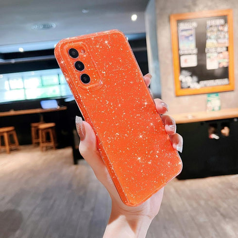 MINSCOSE Compatible with Samsung Galaxy S20 FE 5G Case,Cute Neon Bright Color,Glitter Bling Thin Slim Shockproof Silicone Sparkly Cover for Women ...
