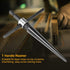 Handheld T Shape Tapered Hex Reamer Bridge Pin Hole Carbon Steel, Handle Drilling Tool for Taper Holes on Top of Planks, Chamfering, Screw Sinking...
