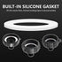 275 330 IBC Tote Adapter, Food Grade IBC Drain Adapter,Water Hose Male Adapter for Garden Hose,2" coarse Thread X Male 3/4" G Hose+2"Fine Thread+2...